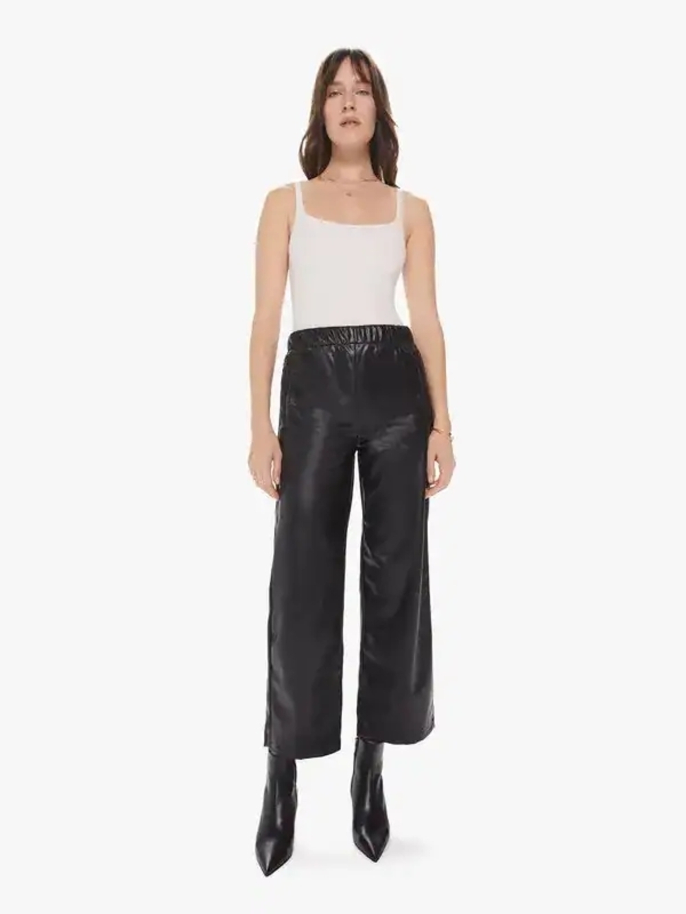 MOTHER The Skippety Ankle In Wax On, Wax Off Pants Size Small